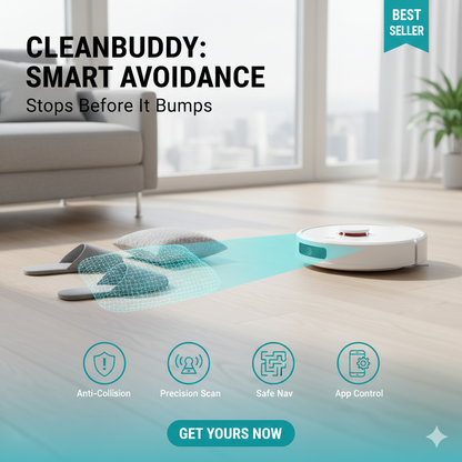 CleanBuddy™ 4-in-1 Smart Robot Vacuum & Mop