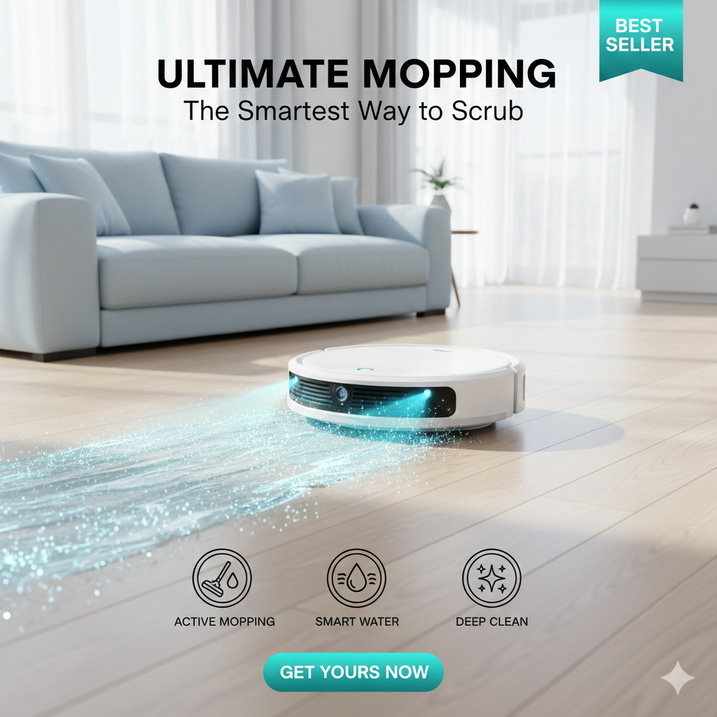 CleanBuddy™ 4-in-1 Smart Robot Vacuum & Mop